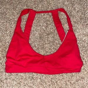Jo+Jax Red Tri Top